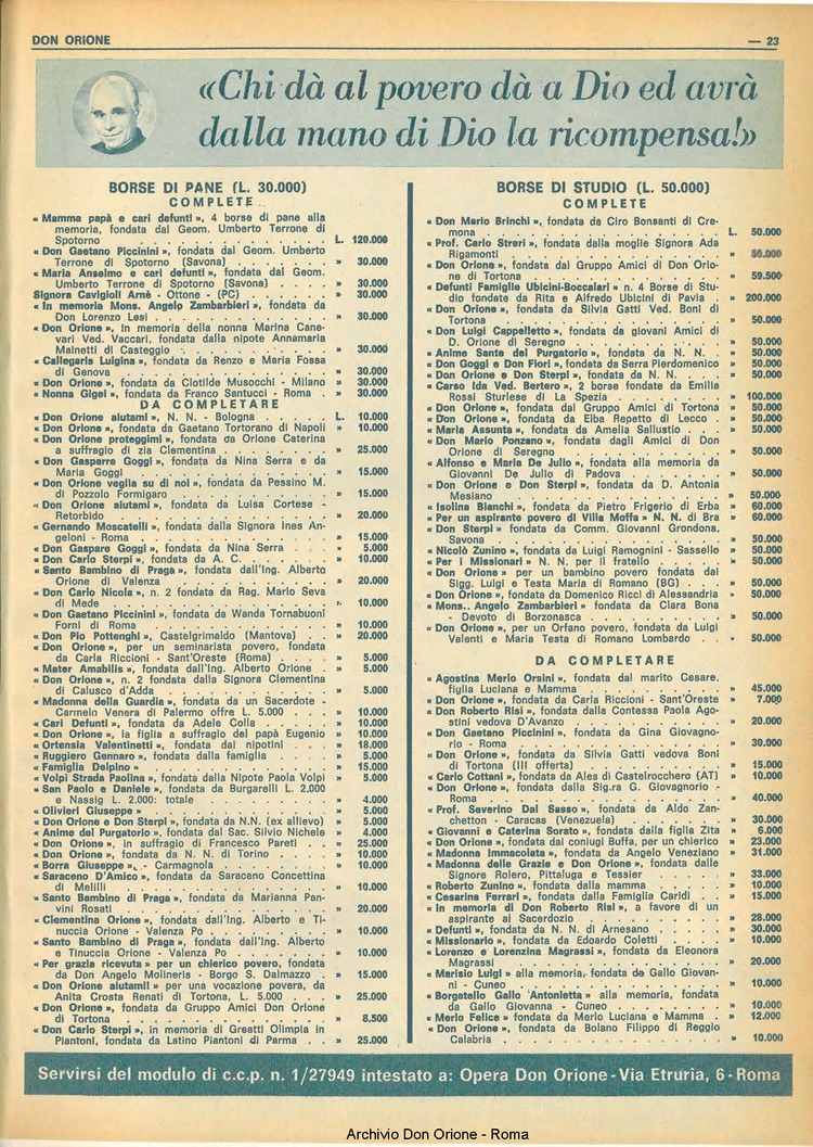 Don Orione, 68, 17, 01-12-1973, pagina 23