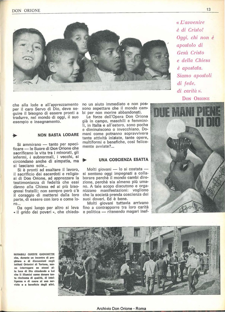 Don Orione, 68, 18, 15-12-1973, pagina 13