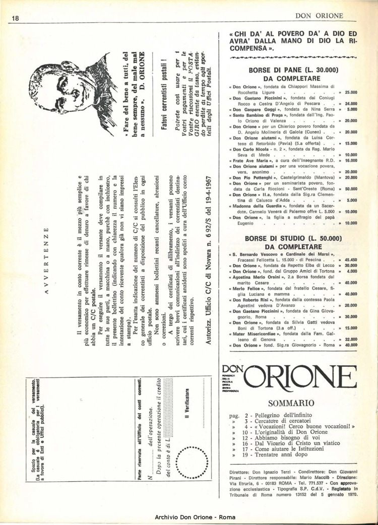Don Orione, 68, 18, 15-12-1973, pagina 18