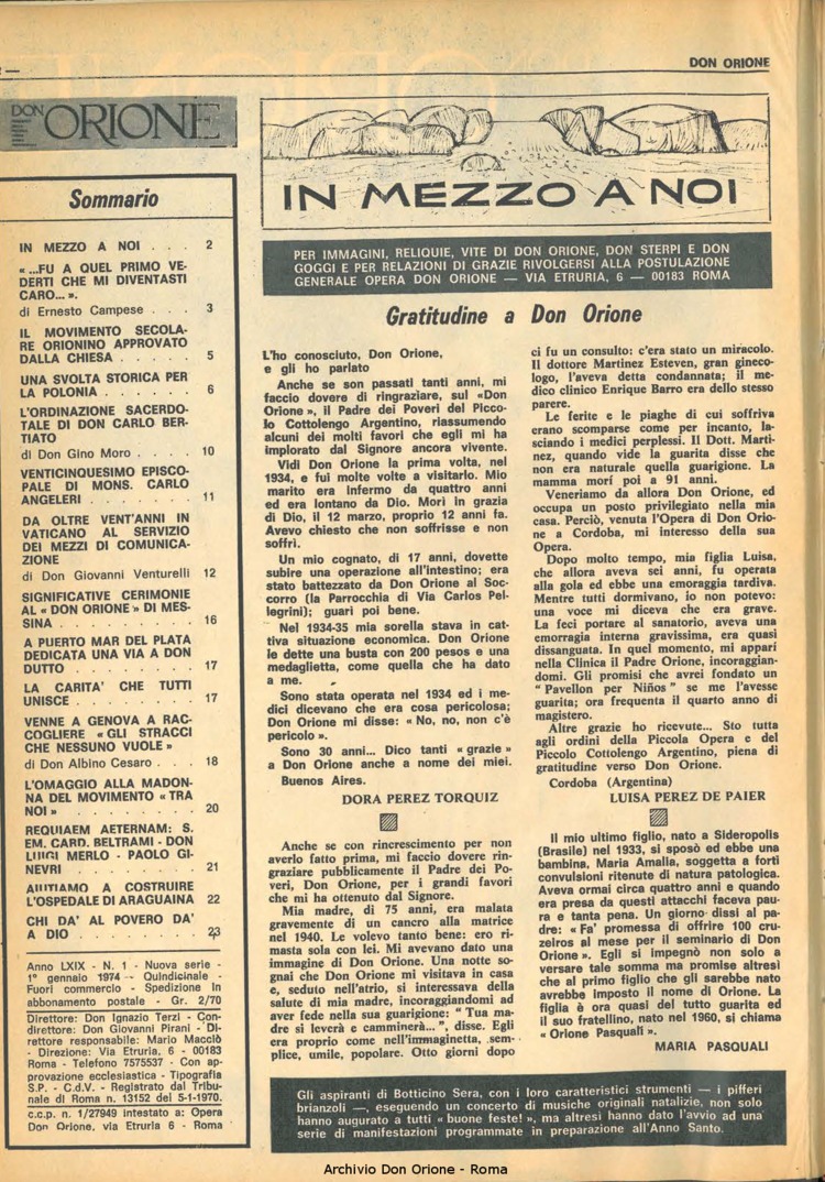 Don Orione, 69, 01, 01-01-1974, pagina 2