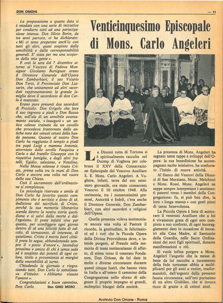 Don Orione, 69, 01, 01-01-1974, pagina 11
