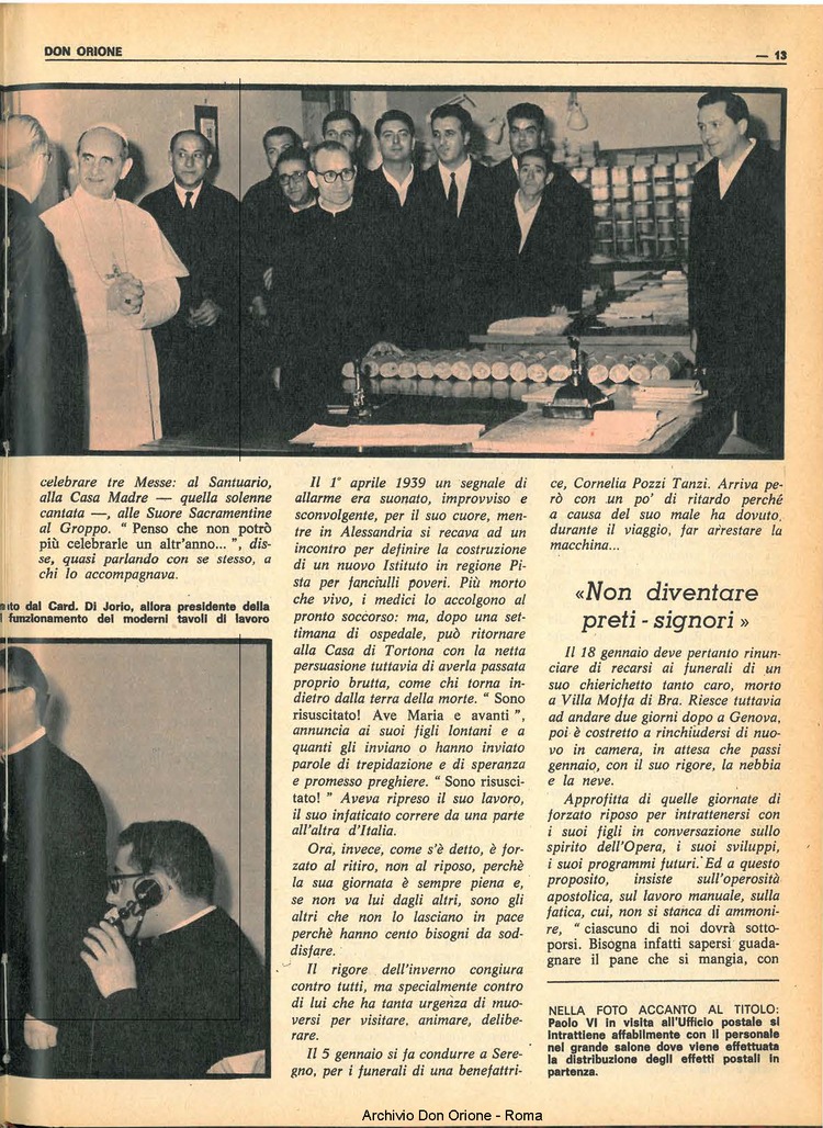 Don Orione, 69, 01, 01-01-1974, pagina 13