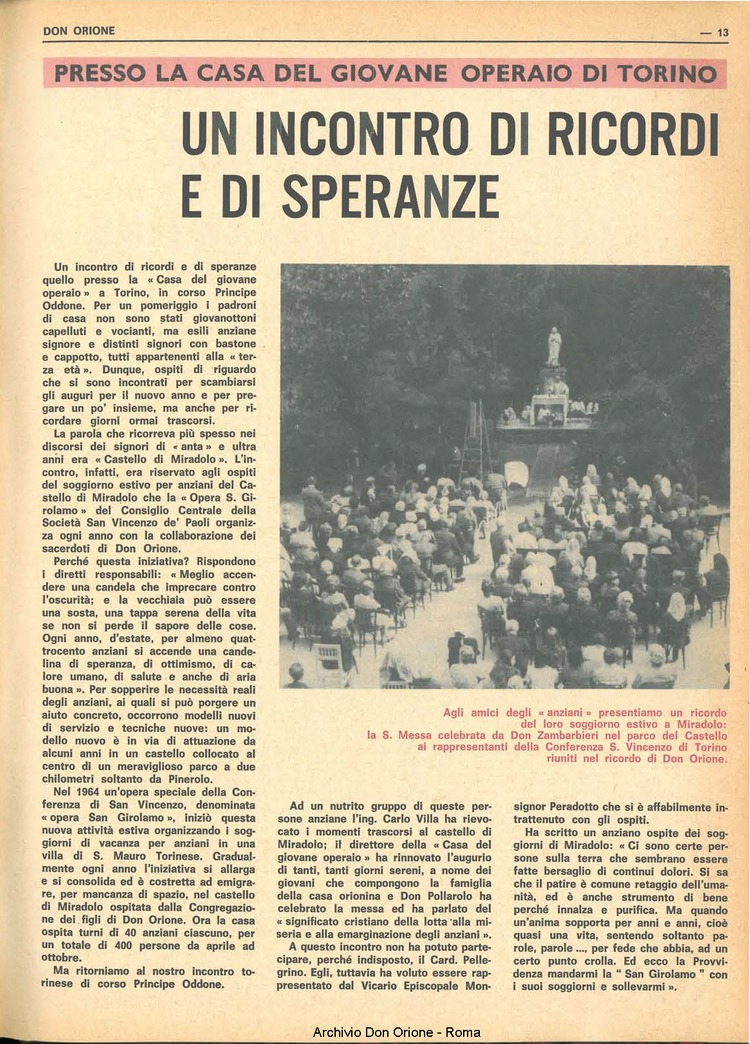 Don Orione, 69, 02, 01-02-1974, pagina 13