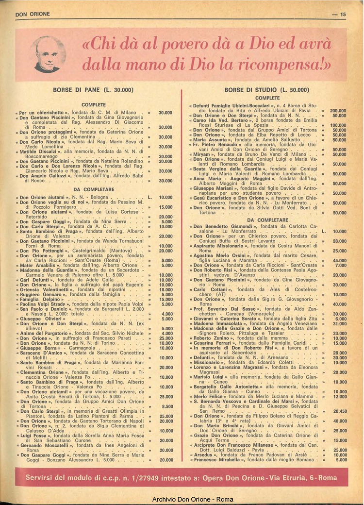 Don Orione, 69, 02, 01-02-1974, pagina 15