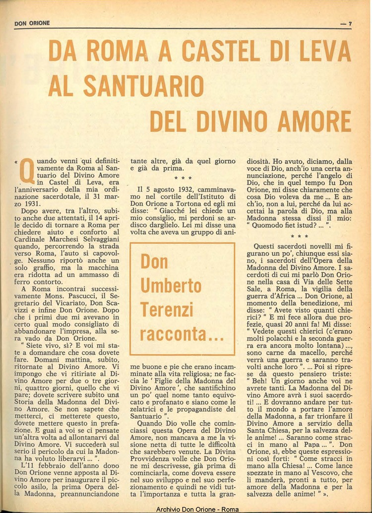 Don Orione, 69, 03, 01-03-1974, pagina 7