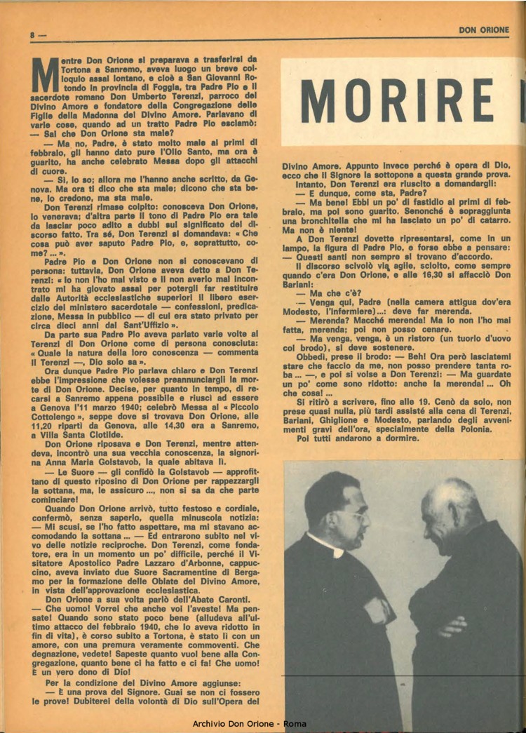 Don Orione, 69, 03, 01-03-1974, pagina 8