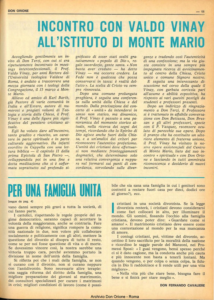 Don Orione, 69, 05, 01-04-1974, pagina 11