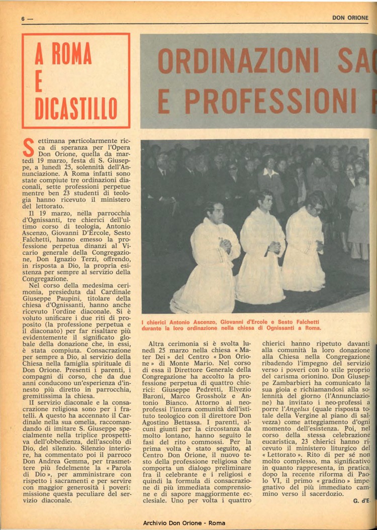 Don Orione, 69, 07, 01-05-1974, pagina 6