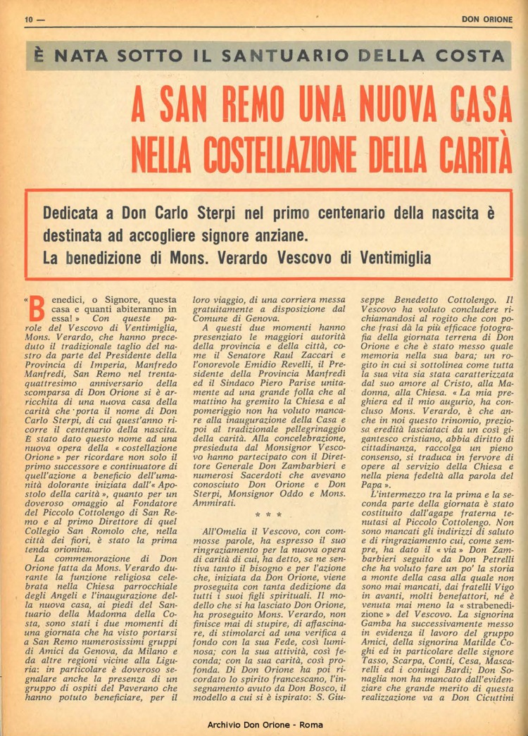 Don Orione, 69, 07, 01-05-1974, pagina 10