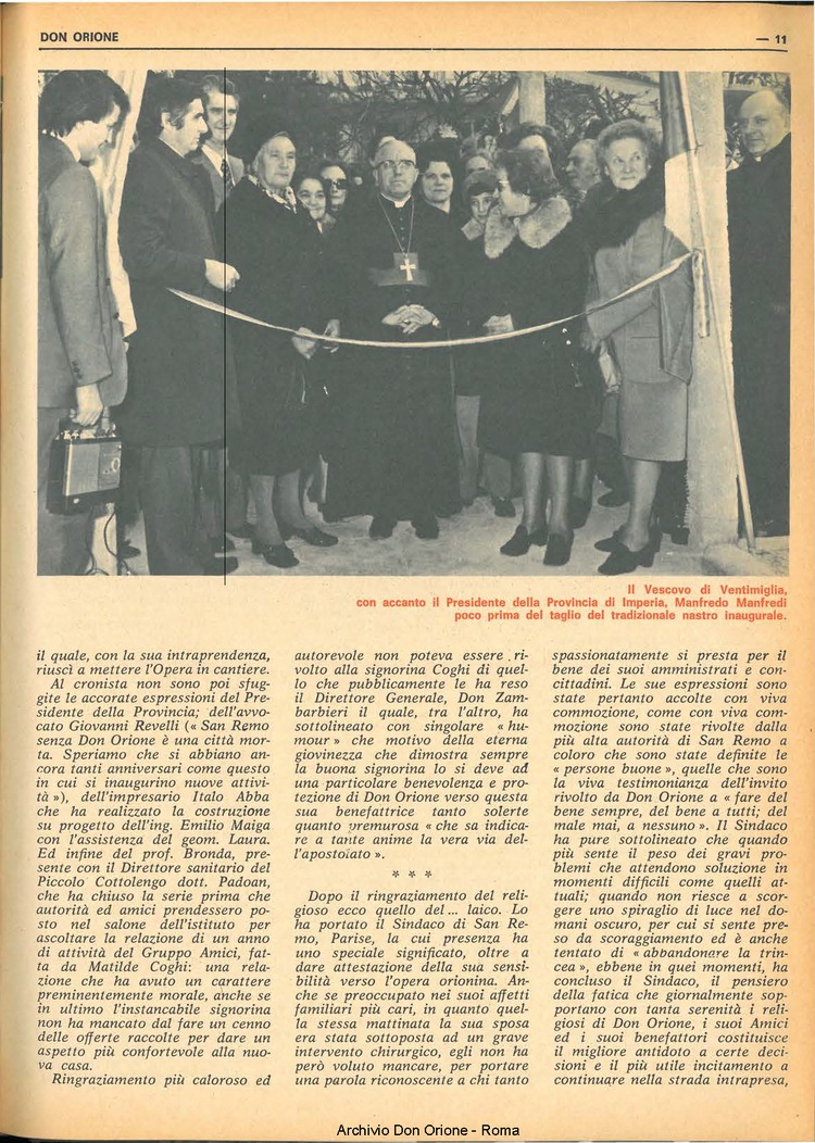 Don Orione, 69, 07, 01-05-1974, pagina 11