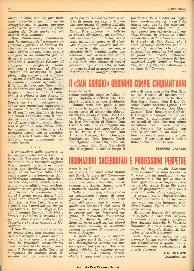 Don Orione, 69, 07, 01-05-1974, pagina 12