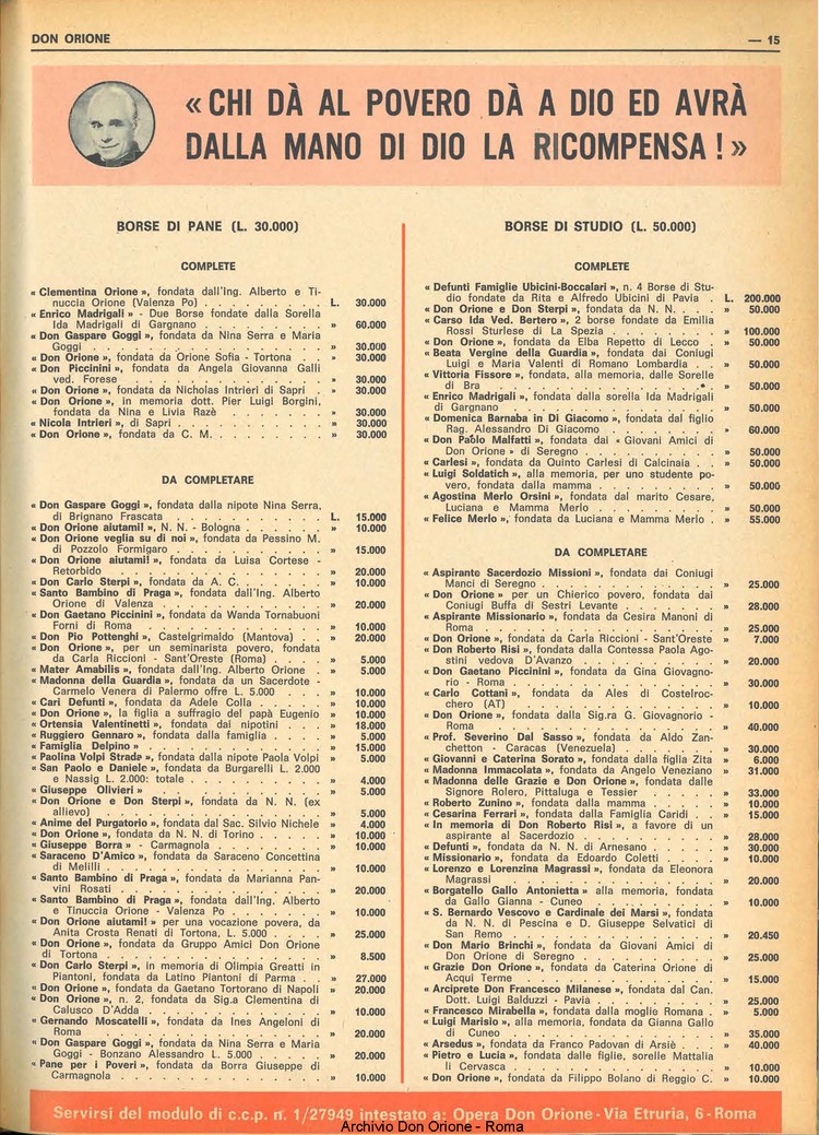 Don Orione, 69, 07, 01-05-1974, pagina 15