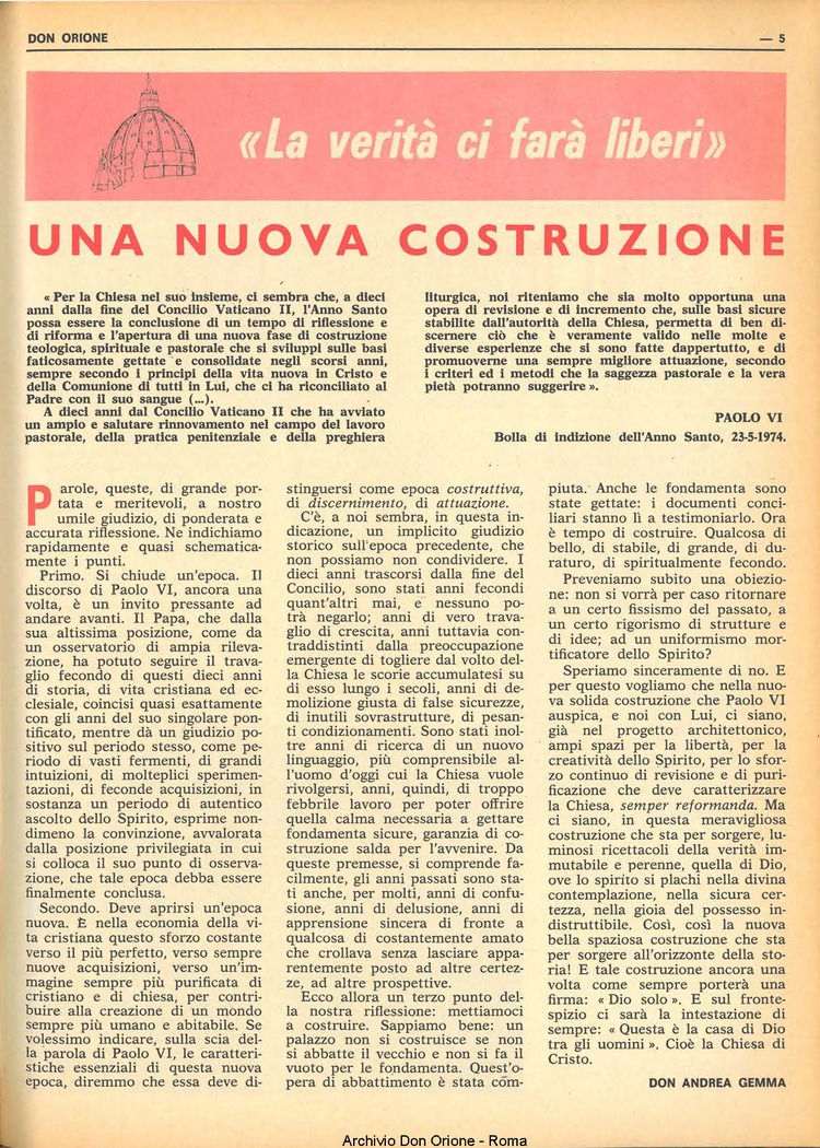 Don Orione, 69, 09, 01-06-1974, pagina 5