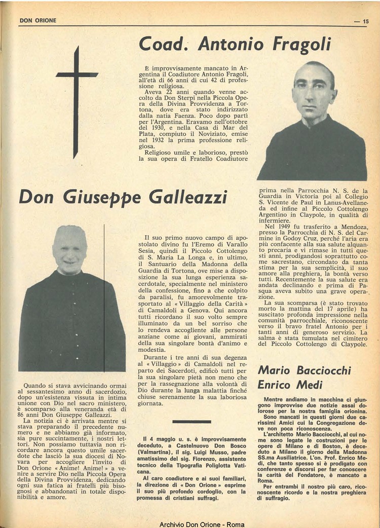 Don Orione, 69, 09, 01-06-1974, pagina 15