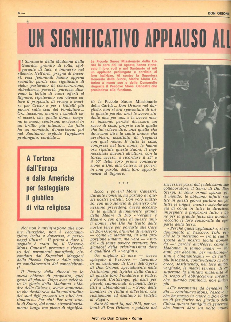 Don Orione, 69, 13, 01-09-1974, pagina 6