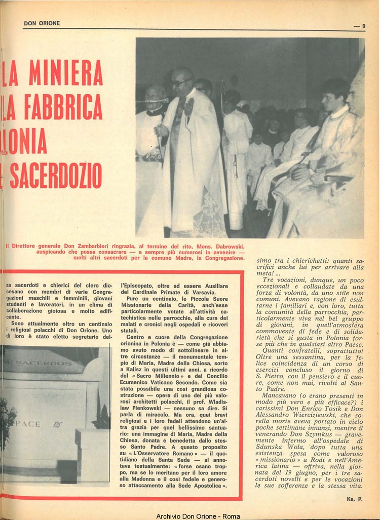 Don Orione, 69, 13, 01-09-1974, pagina 9