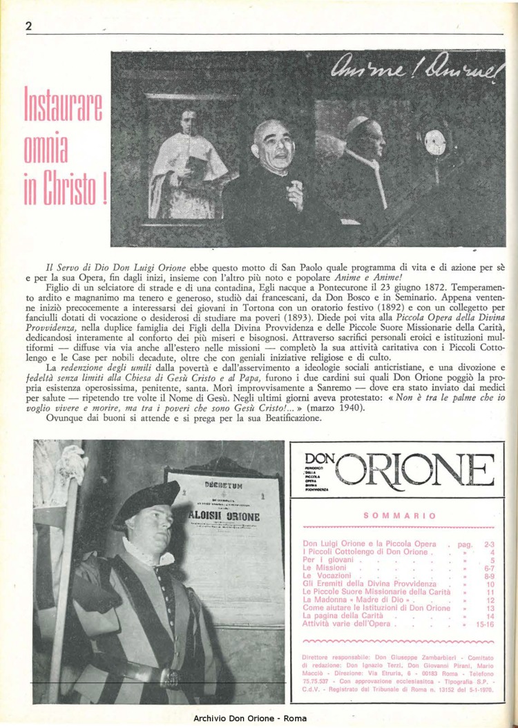 Don Orione, 69, 15, 01-10-1974, pagina 2