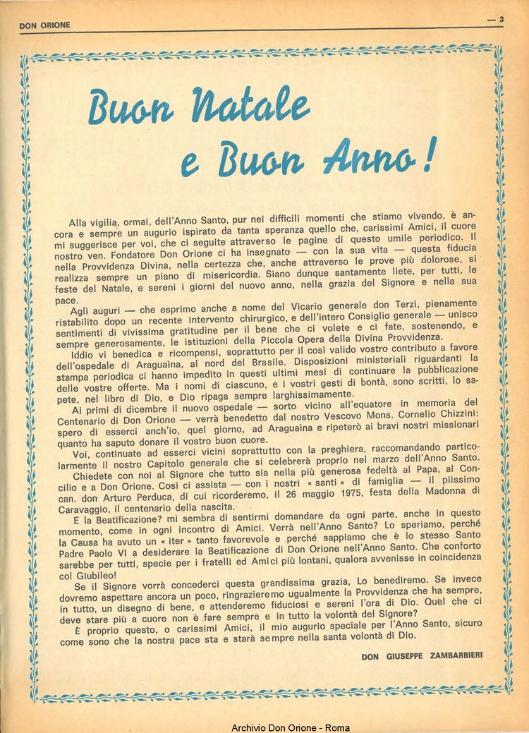 Don Orione, 69, 19, 01-12-1974, pagina 3