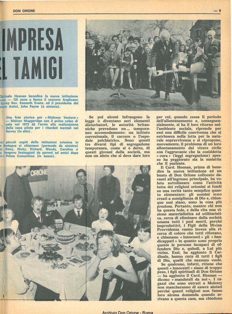 Don Orione, 69, 19, 01-12-1974, pagina 9