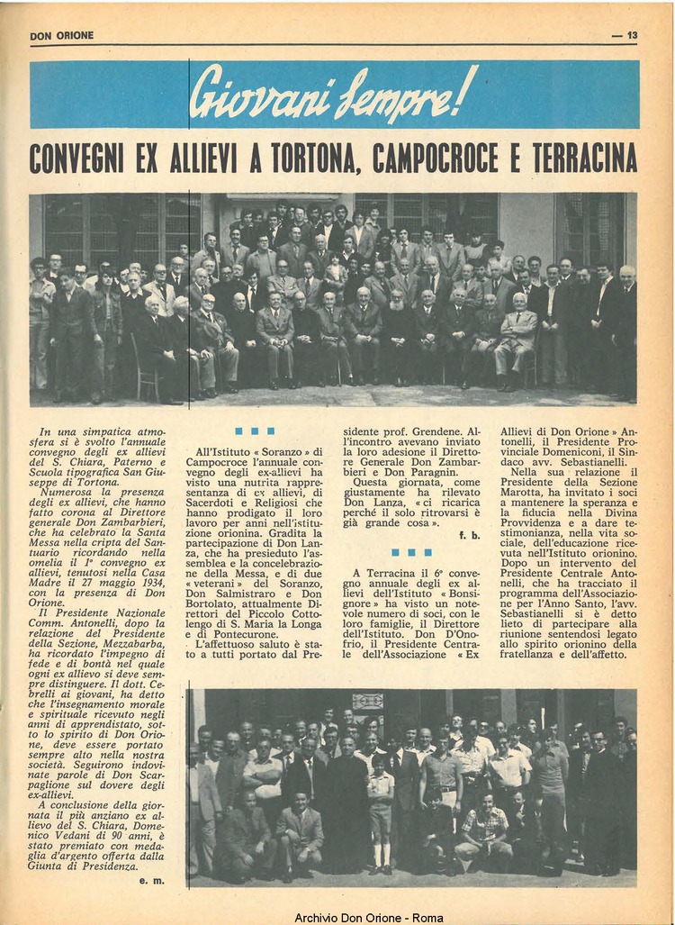 Don Orione, 69, 19, 01-12-1974, pagina 13