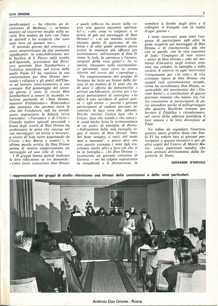 Don Orione, 70, 02, 01-02-1975, pagina 7