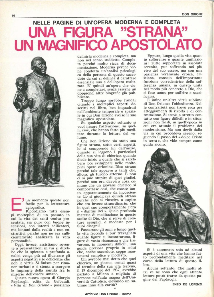 Don Orione, 70, 02, 01-02-1975, pagina 10