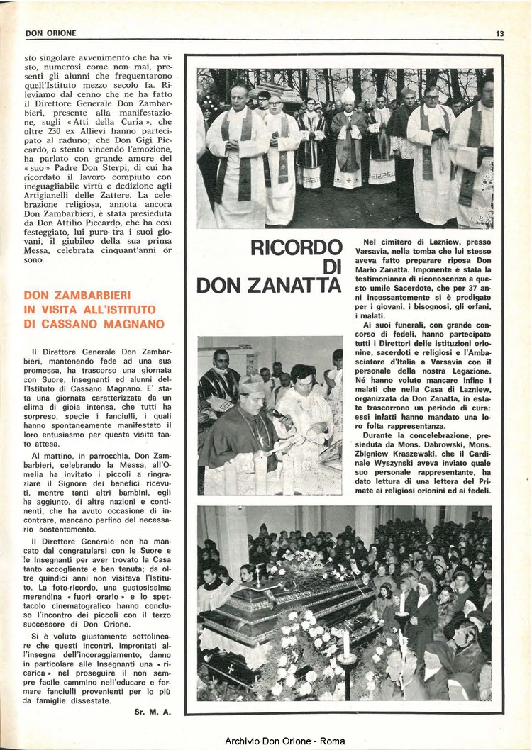 Don Orione, 70, 02, 01-02-1975, pagina 13