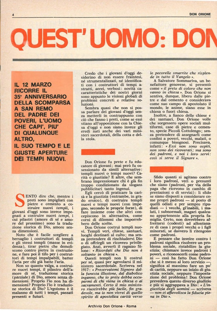 Don Orione, 70, 03, 01-03-1975, pagina 4