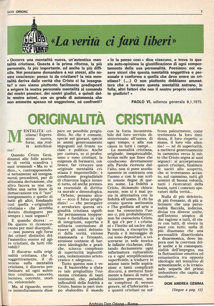Don Orione, 70, 03, 01-03-1975, pagina 7