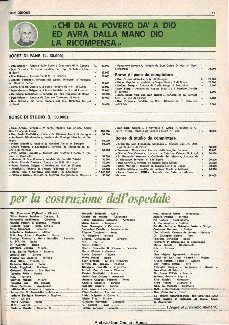Don Orione, 70, 03, 01-03-1975, pagina 15