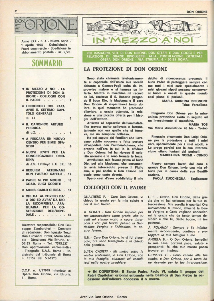 Don Orione, 70, 04a, 01-04-1975, pagina 2