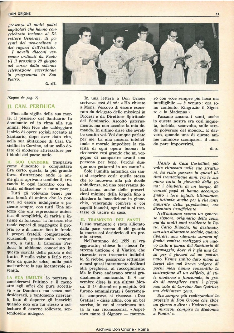 Don Orione, 70, 04a, 01-04-1975, pagina 11