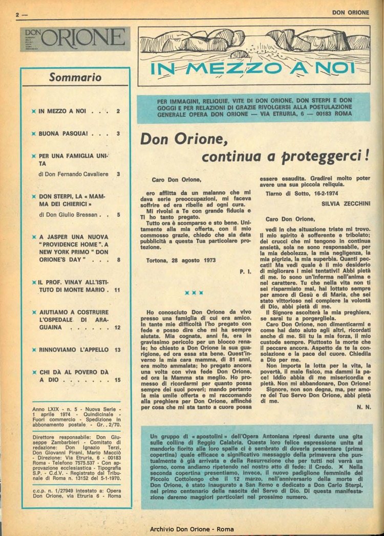 Don Orione, 70, 05, 01-04-1975, pagina 2