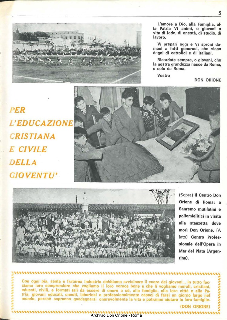 Don Orione, 70, 06, 15-04-1975, pagina 5