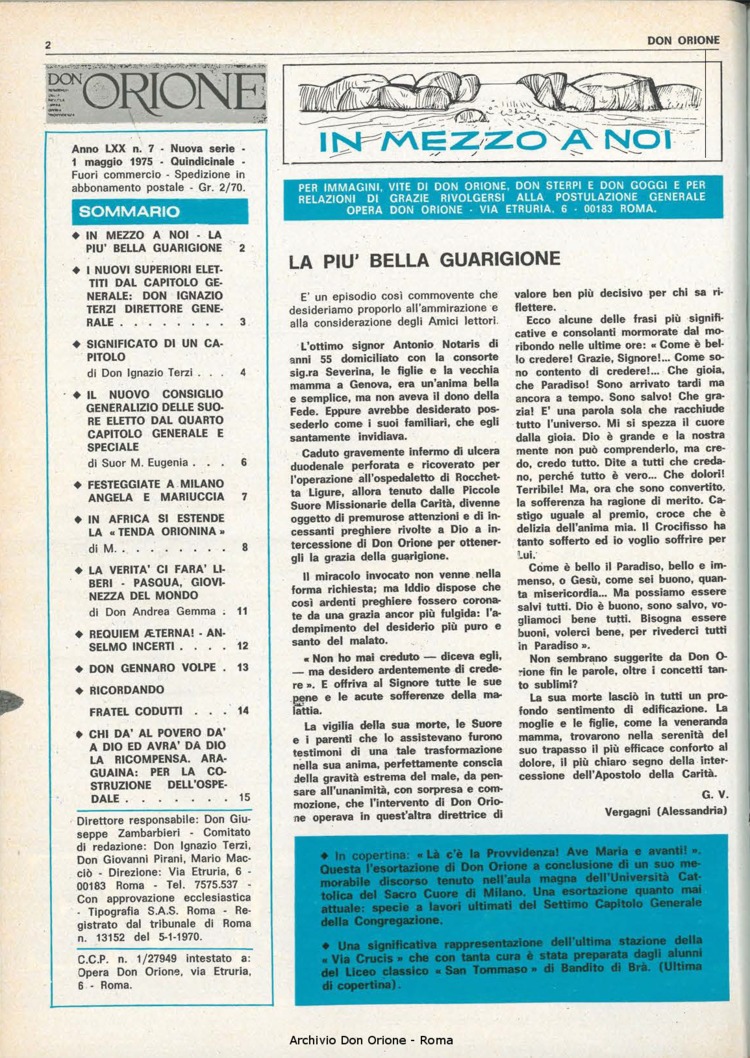 Don Orione, 70, 07, 01-05-1975, pagina 2