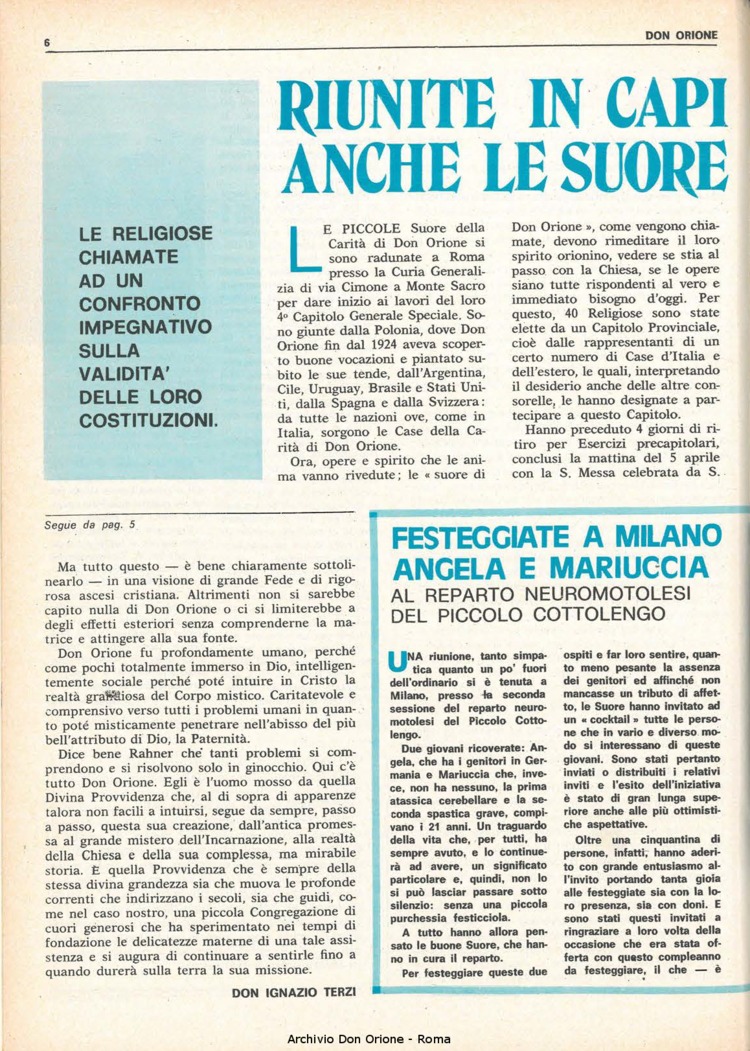 Don Orione, 70, 07, 01-05-1975, pagina 6
