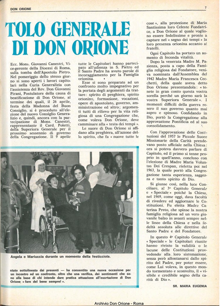 Don Orione, 70, 07, 01-05-1975, pagina 7