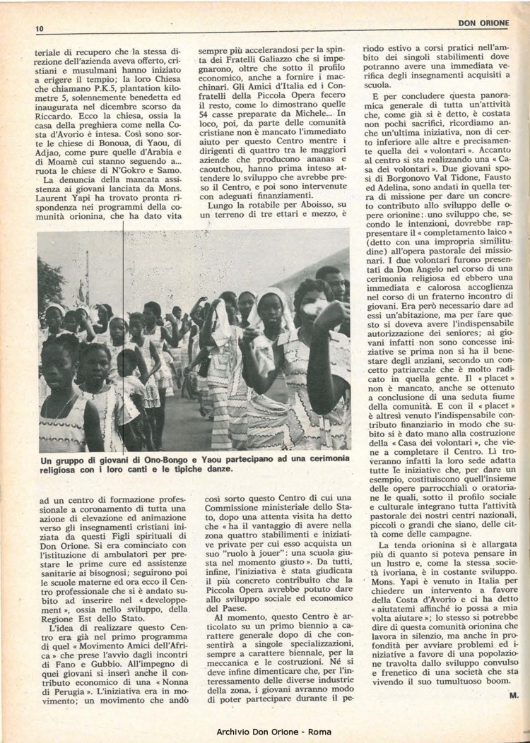 Don Orione, 70, 07, 01-05-1975, pagina 10