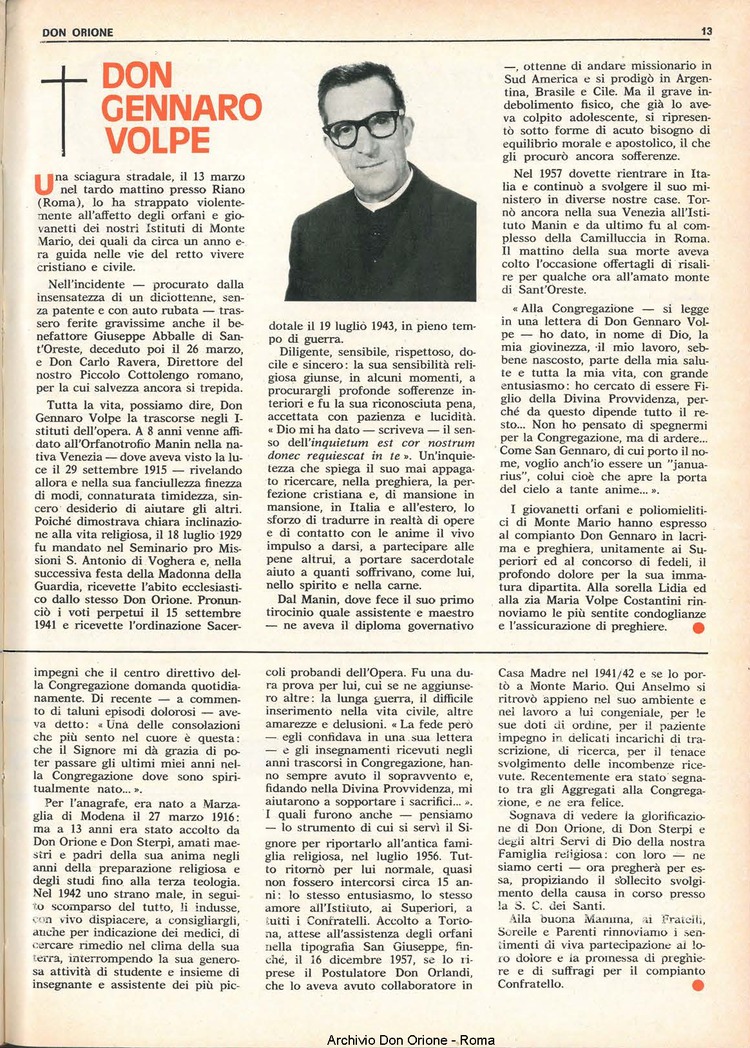 Don Orione, 70, 07, 01-05-1975, pagina 13