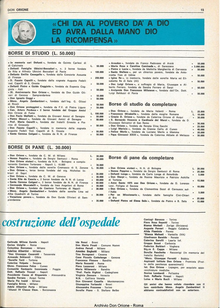 Don Orione, 70, 07, 01-05-1975, pagina 15
