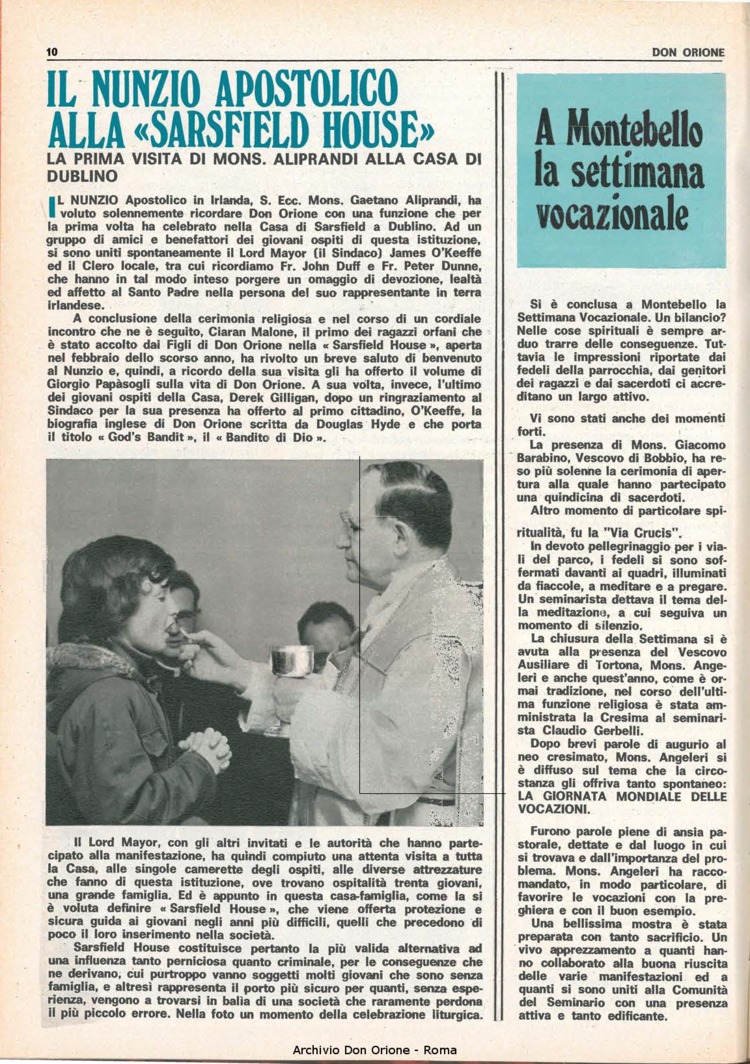 Don Orione, 70, 08, 01-06-1975, pagina 10