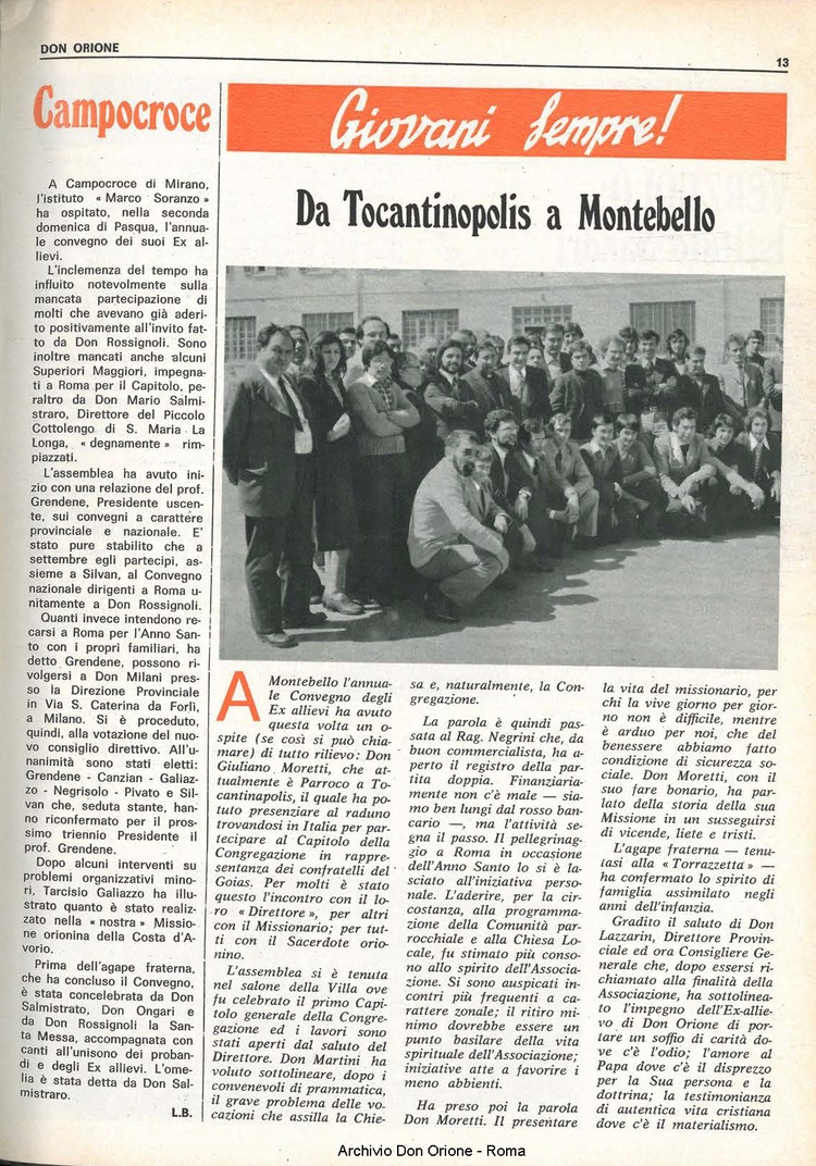 Don Orione, 70, 08, 01-06-1975, pagina 13