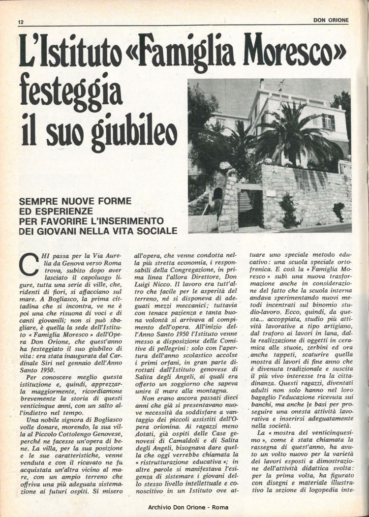 Don Orione, 70, 10, 15-07-1975, pagina 12
