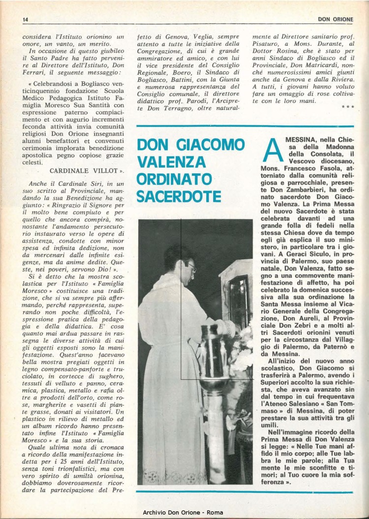 Don Orione, 70, 10, 15-07-1975, pagina 14