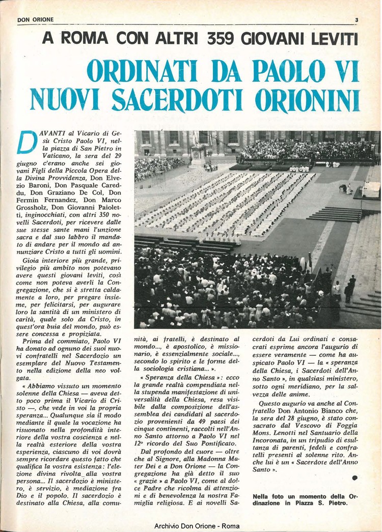 Don Orione, 70, 11, 01-09-1975, pagina 3