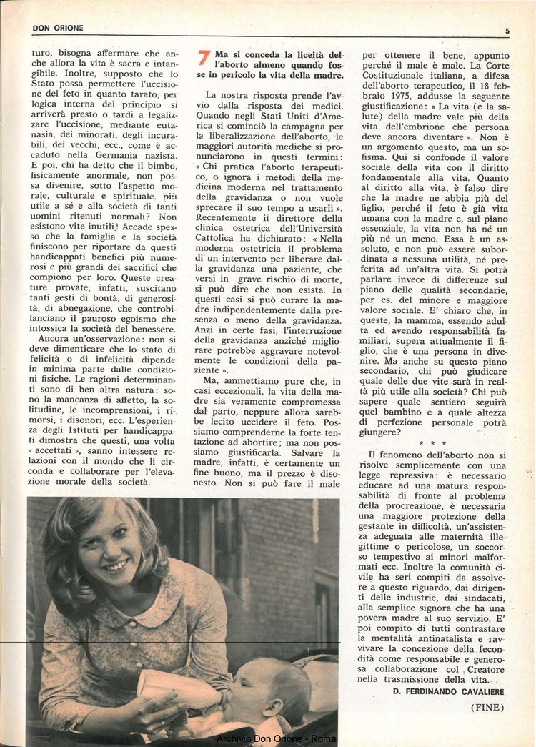 Don Orione, 70, 11, 01-09-1975, pagina 5