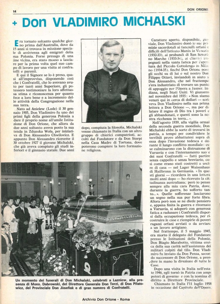 Don Orione, 70, 11, 01-09-1975, pagina 14