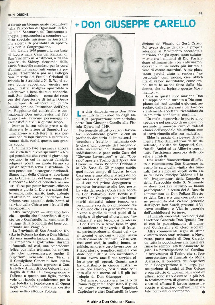 Don Orione, 70, 12, 15-09-1975, pagina 15