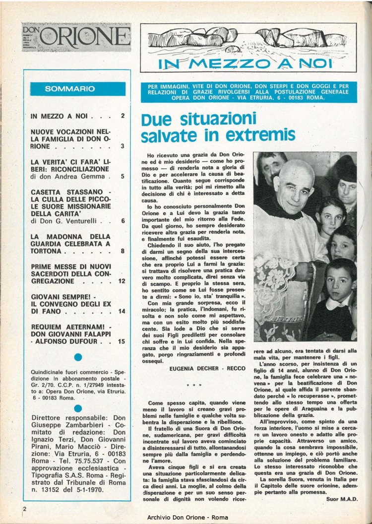 Don Orione, 70, 13, 01-10-1975, pagina 2