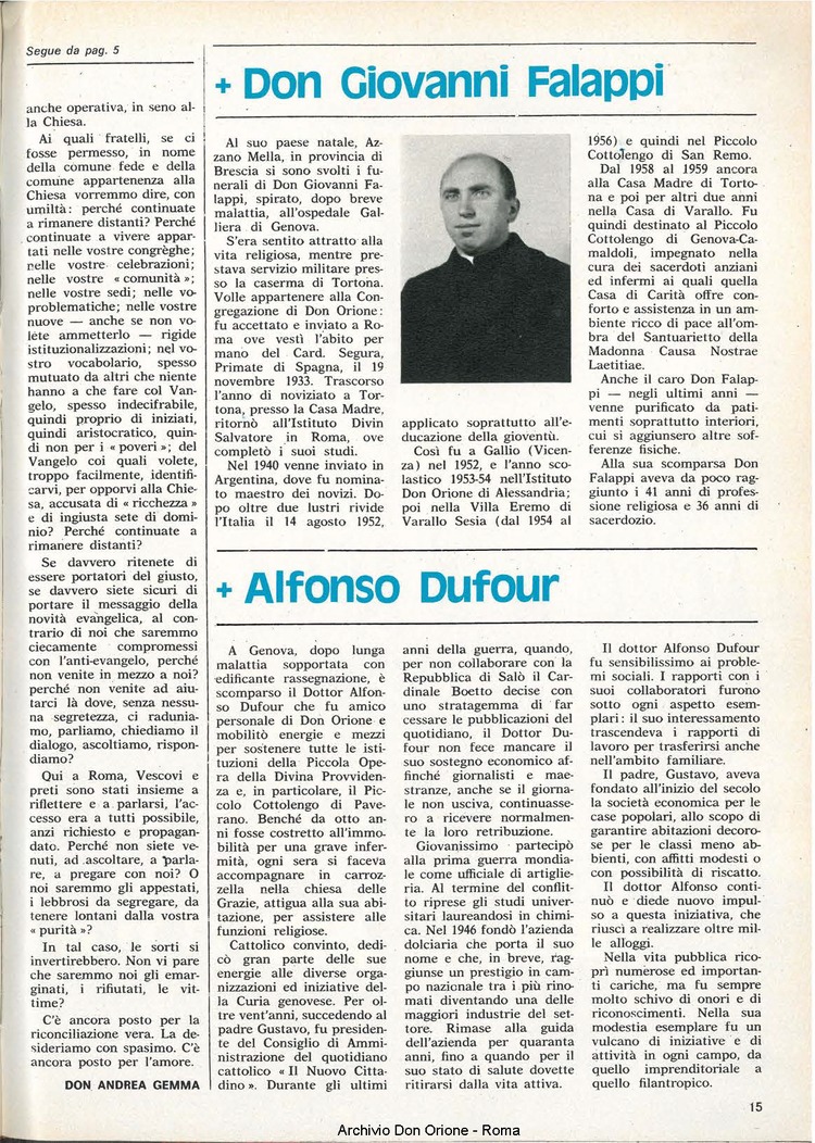 Don Orione, 70, 13, 01-10-1975, pagina 15
